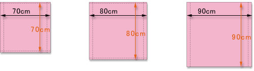 ゲーフラ・規定サイズ正方形タイプ